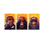 tableau 3 singes de la sagesse