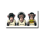tableau 3 singes