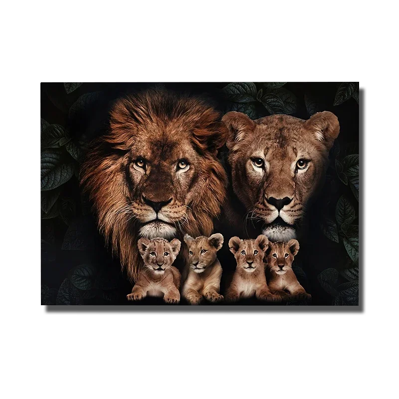 tableau lions