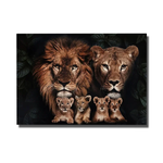 tableau lions