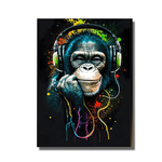 cadre singe pop art