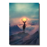 toile imprimée cerf