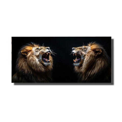cadre deco lion