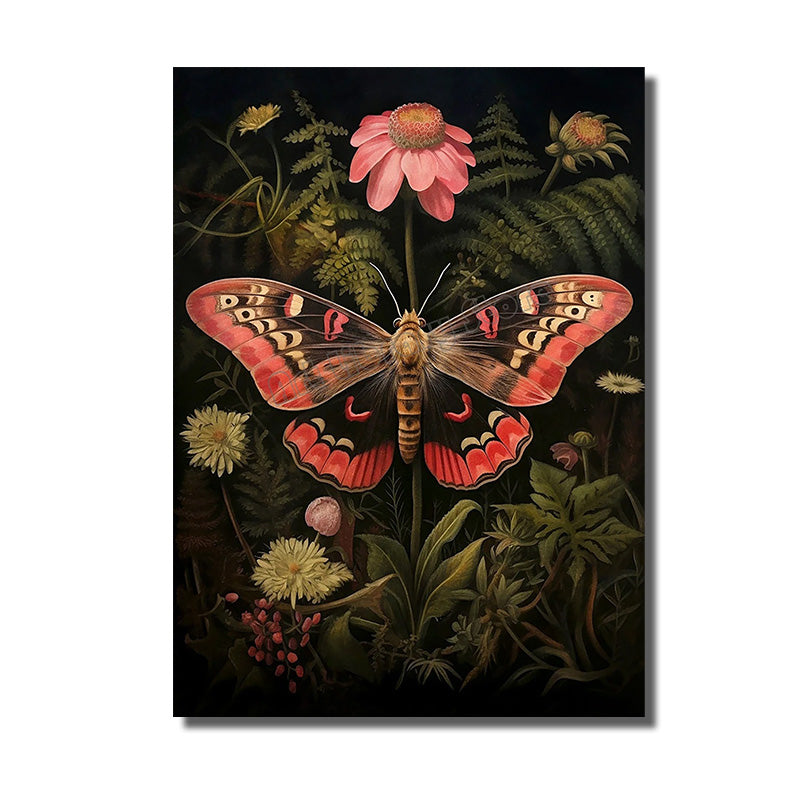 toile avec papillon