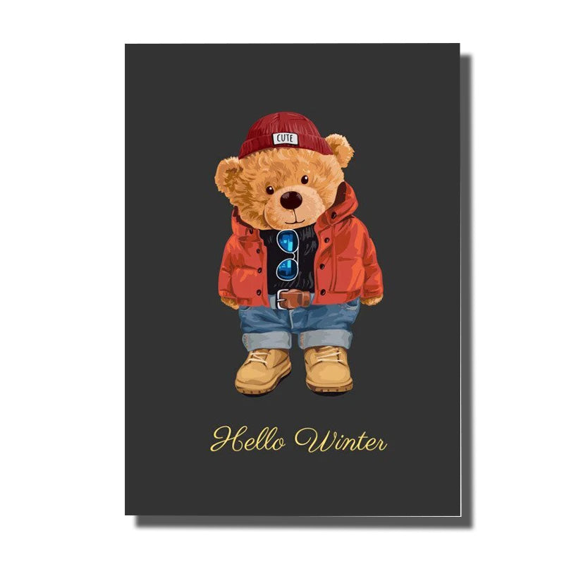 tableau ours chambre bebe