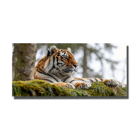 tableau tigre jungle