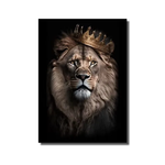 toile imprimée lion
