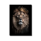 toile imprimée lion
