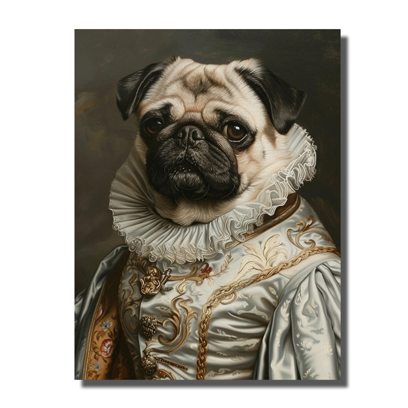 cadre chien aristocrate