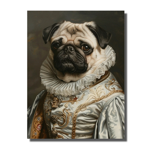 cadre chien aristocrate