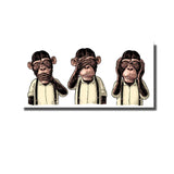 cadre les 3 singes