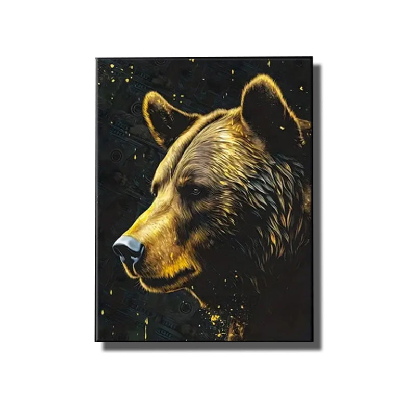 tableau peinture ours