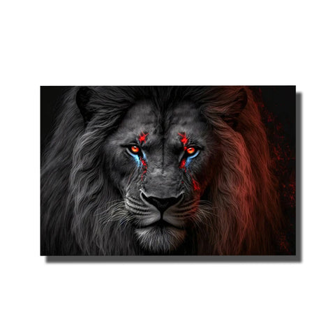 lion toile