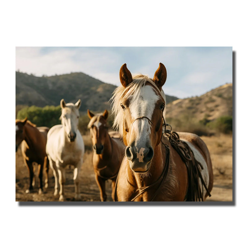 tableau de chevaux