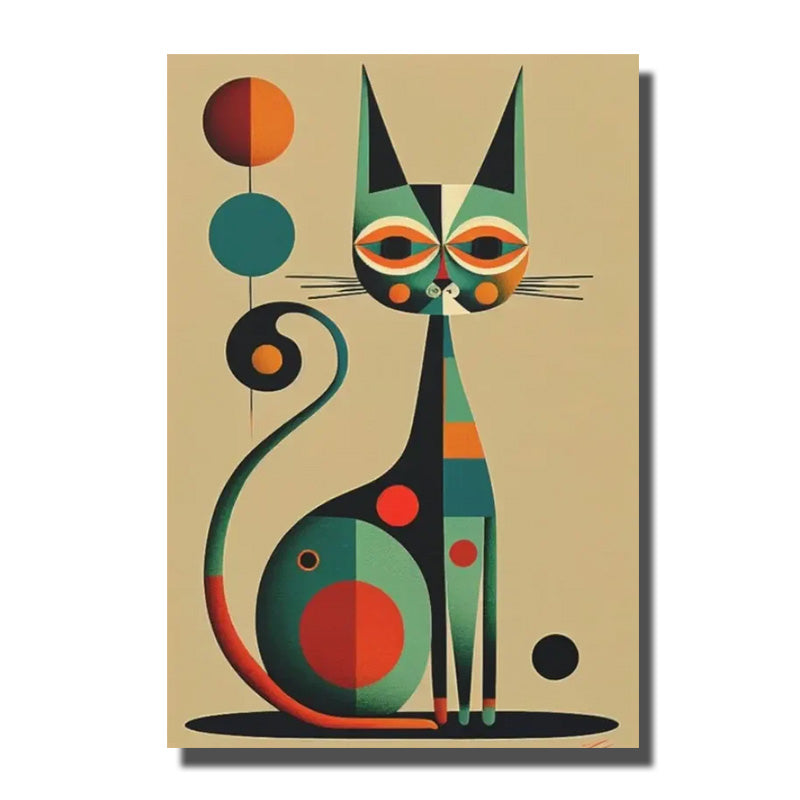 tableau chat couleur