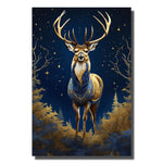 tableau toile cerf