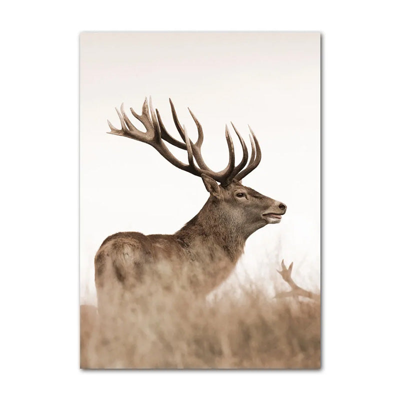 tableau avec un cerf