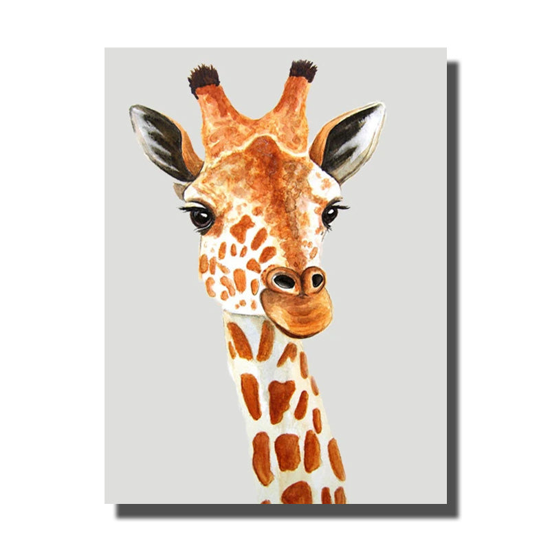toile girafe
