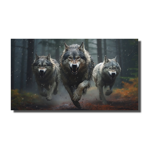 grand tableau loup