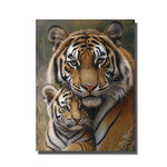 tableau tete de tigre