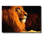 tableau mural lion