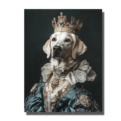 tableau chien roi