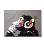 cadre singe couleur
