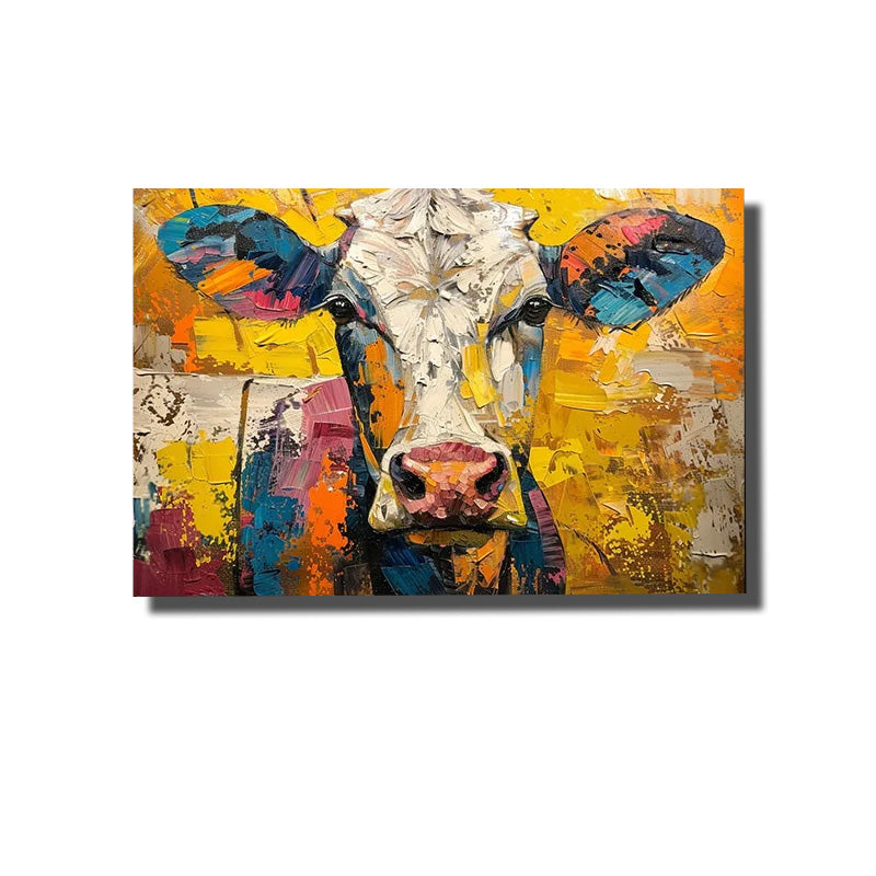 cadre vache multicolore