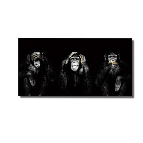 tableau 3 singes