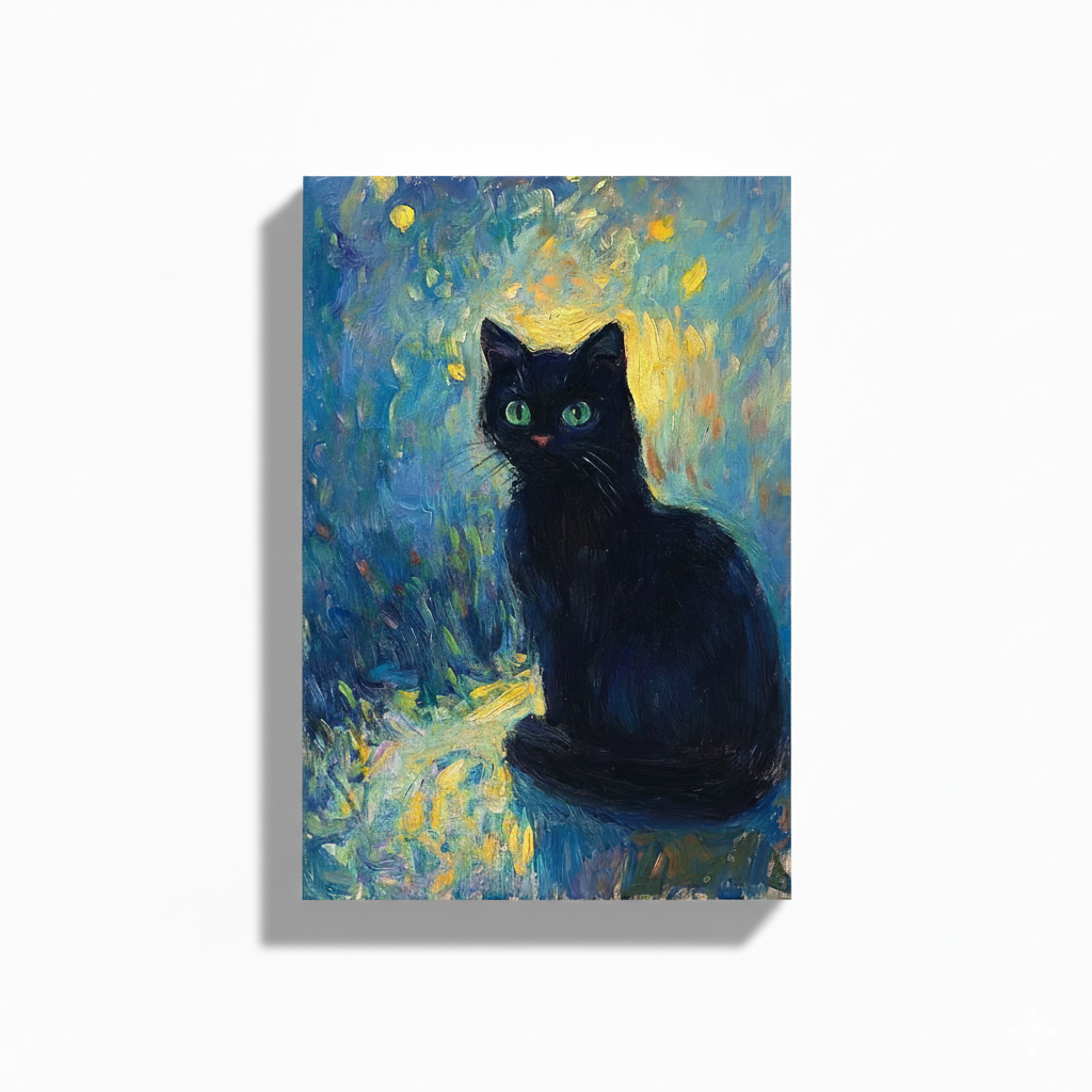 tableaux chats peinture