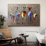 tableau zebres