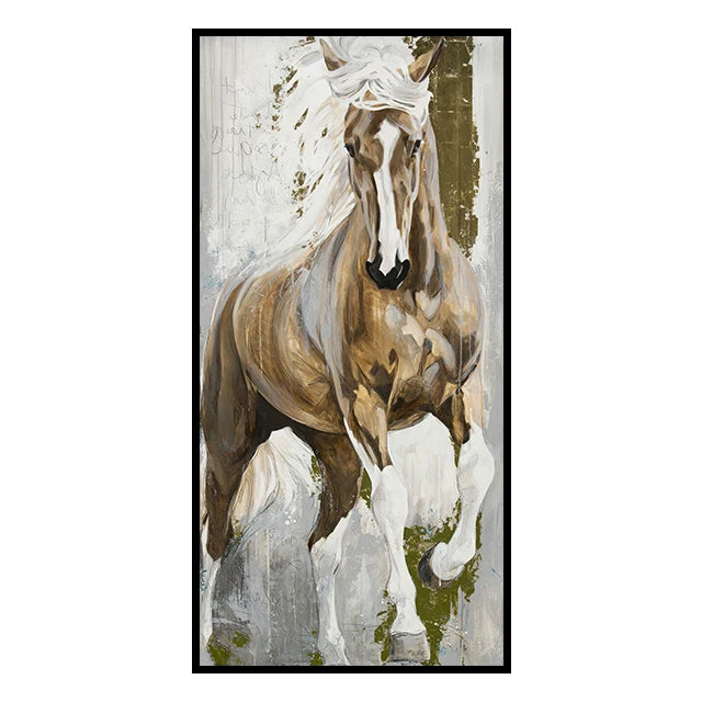 tableau toile chevaux