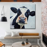 cadre décoratif tête de vache