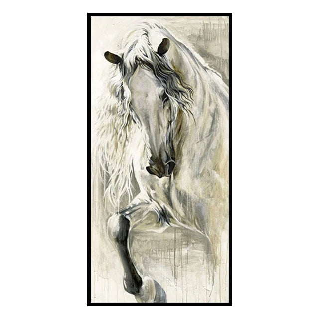 tableau peinture cheval