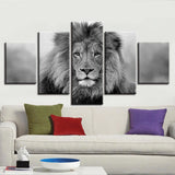 tableau lion