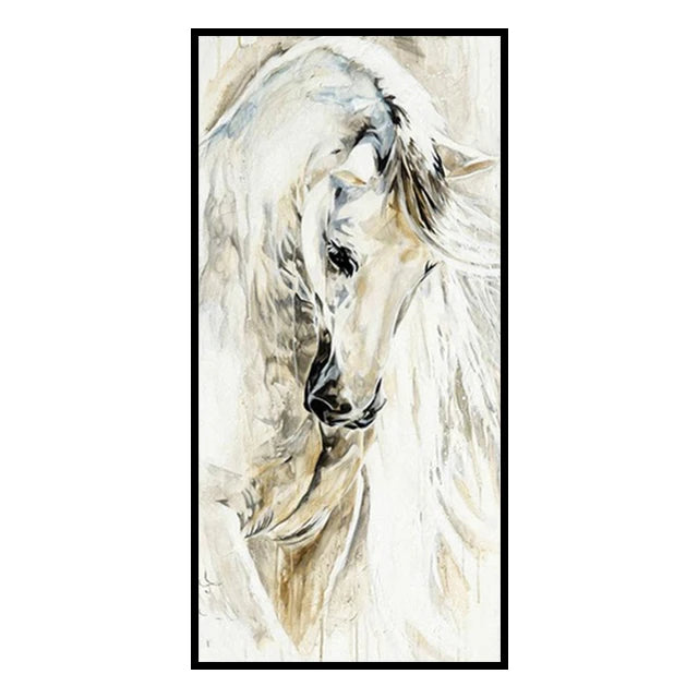 tableau peinture sur toile cheval