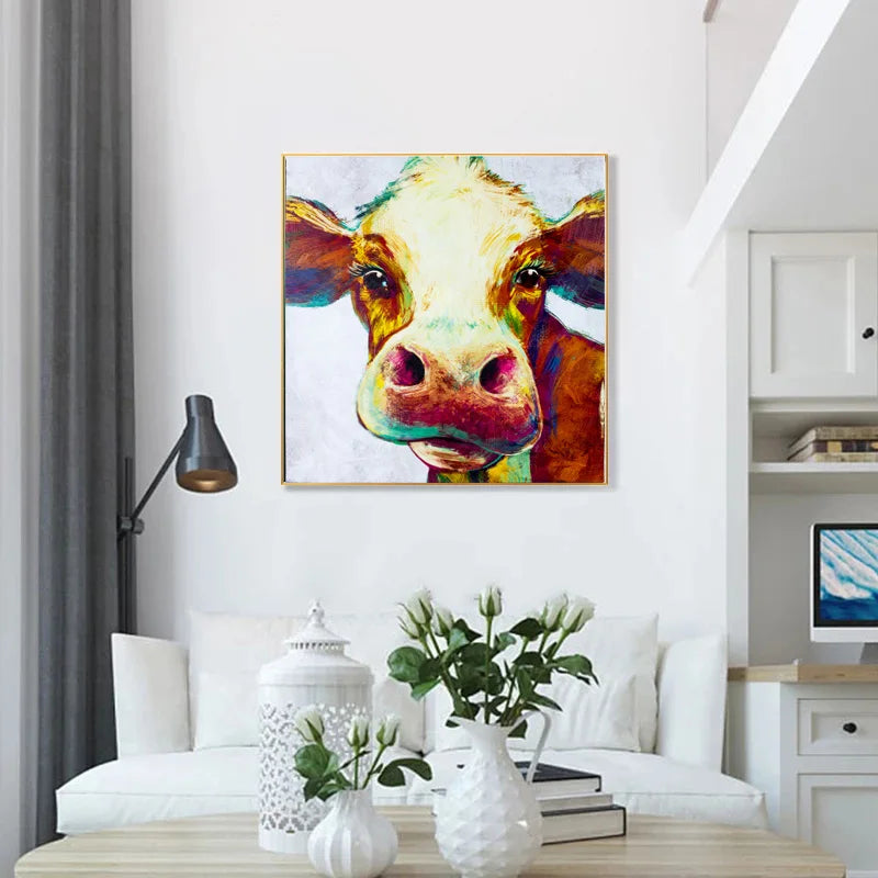 tableau tete de vache