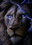toile tableau lion