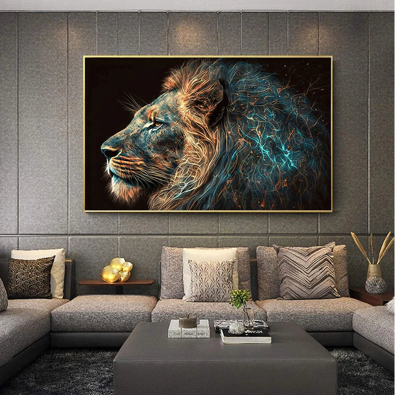 cadre lion