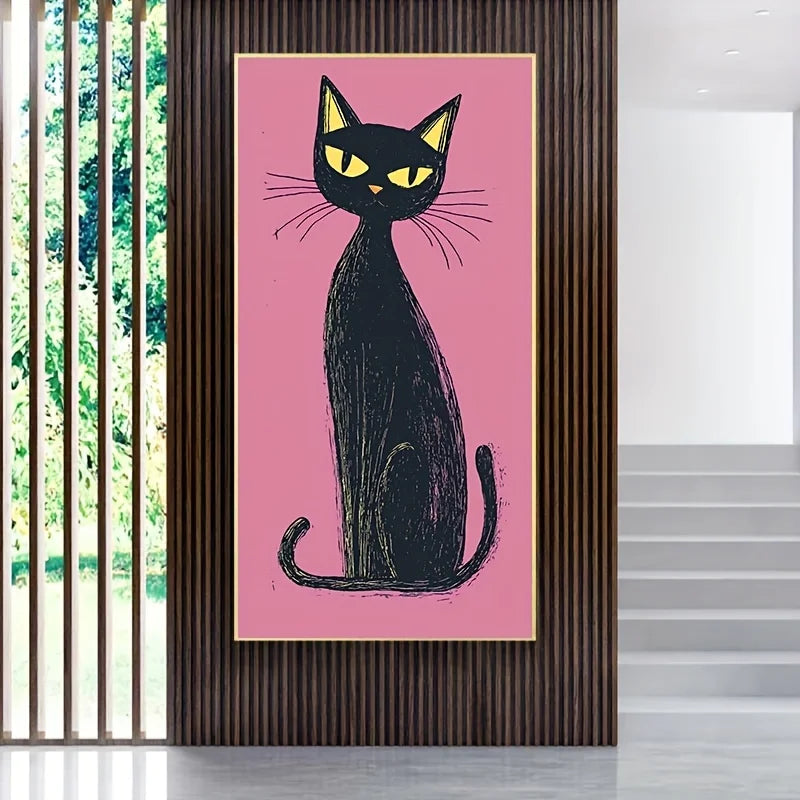 cadre avec chat