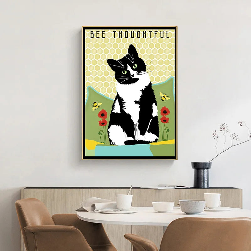 cadre pour chat avec motifs