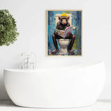 cadre deco singe
