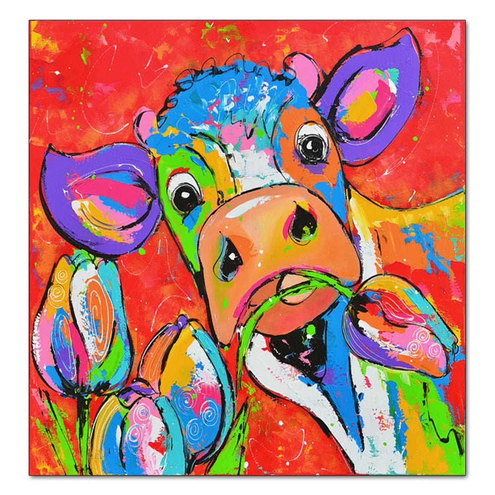 tableau pot de vache