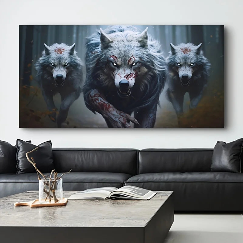 tableau loups