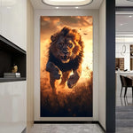 oeuvre d art lion
