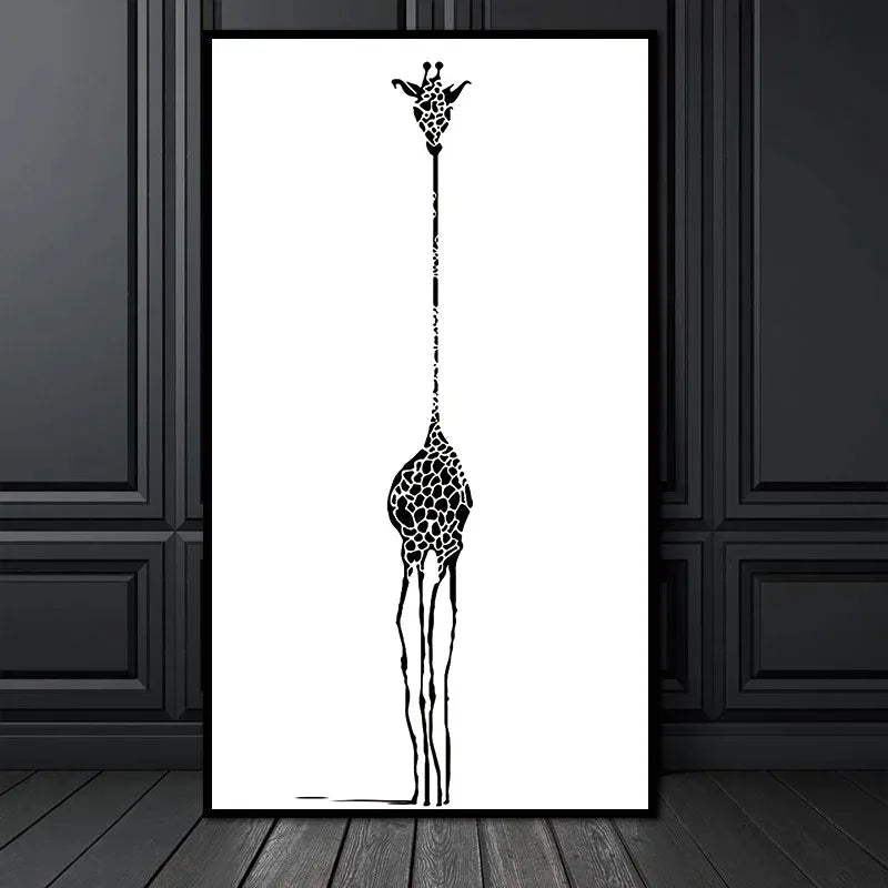 tableau girafe