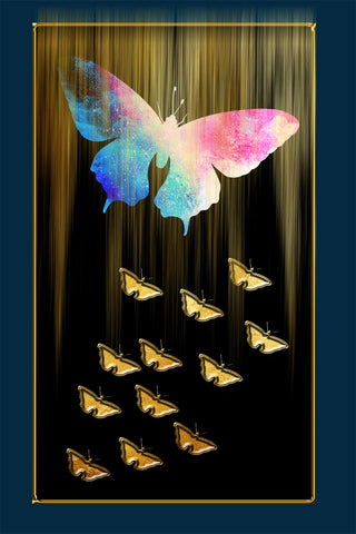 tableau peinture papillon