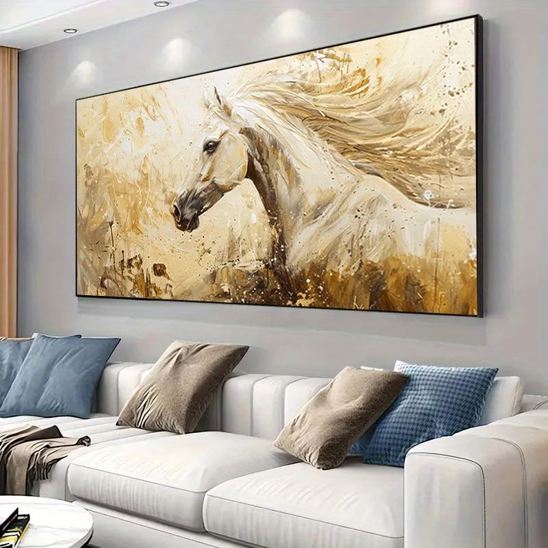 peinture tableau cheval
