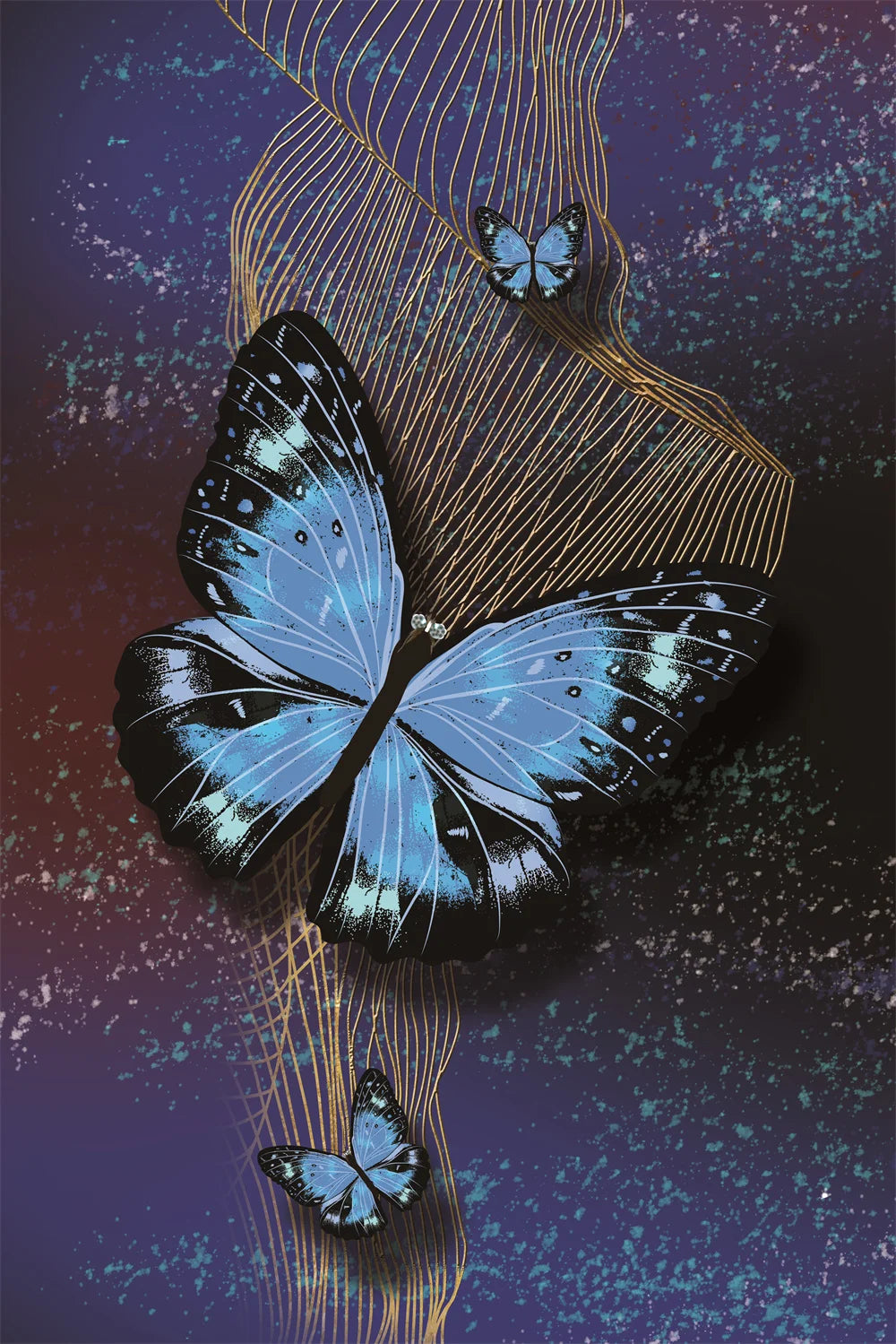 tableau en aile de papillon