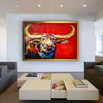 tableau décoratif taureau espagnol